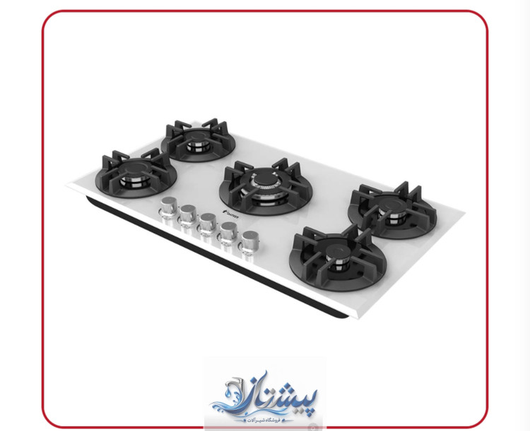 گاز برند داتیس مدل DG-551 شیشه سکوریت 8میل چدن لعابی ولوم از جنس زامارک و باکالیت بویین ایتالیایی