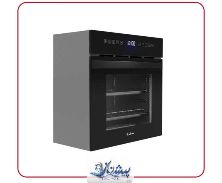 فر توکار برقی مدل DF-683برند داتیس حجم۷۸لیتر فن کانوکشن Easy to clen شیشه شات سکوریت ۱۰ برنامه پخت پوشش Self clean تایمر دیجیتال لمسی